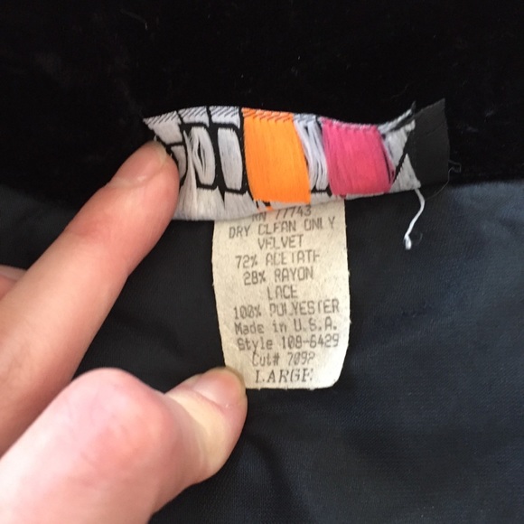 NWT Vintage 90’s Addiction black jacket - Picture 7 of 8